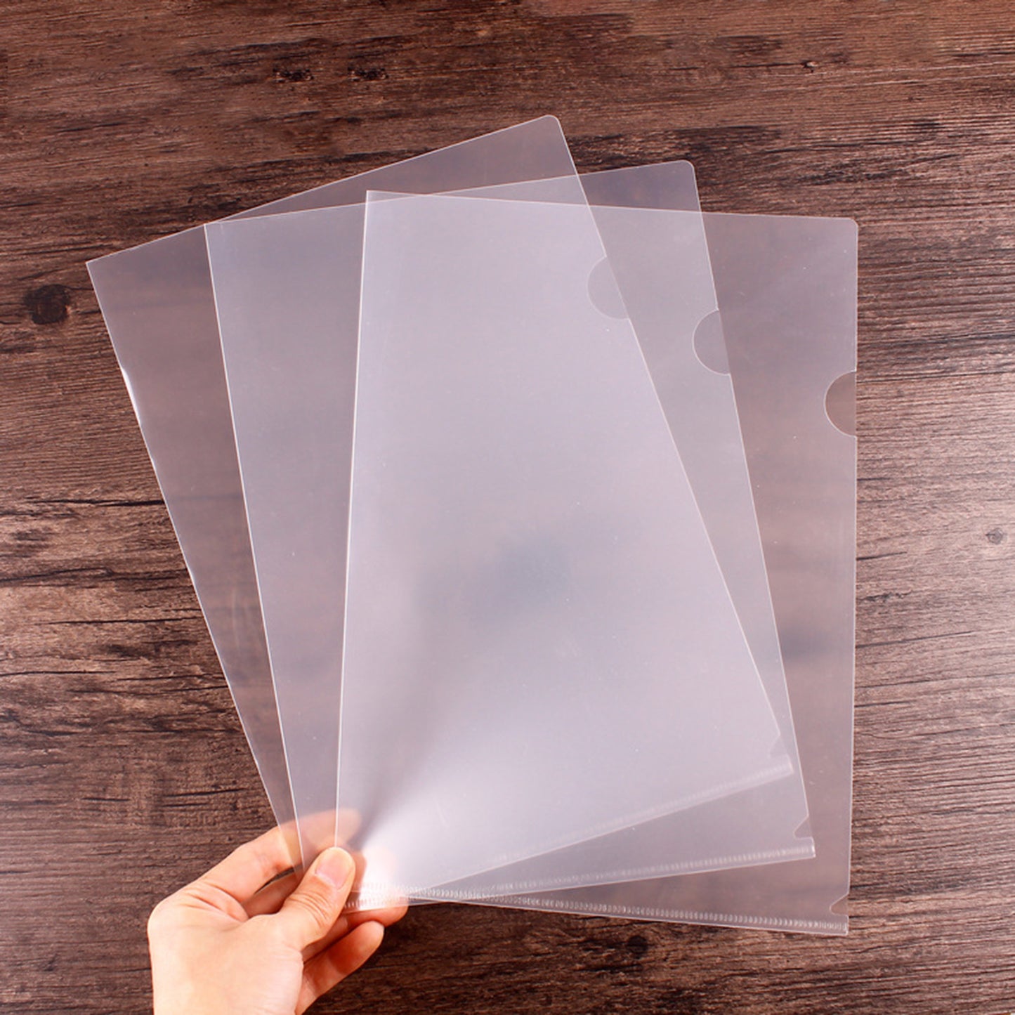Plastic Folders for Document, Letter Size File Folder ( Transparent )