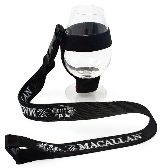 Wine Glass Insulator/Drink Holder Neoprene Sleeve W/ Adjustable Neck Strap