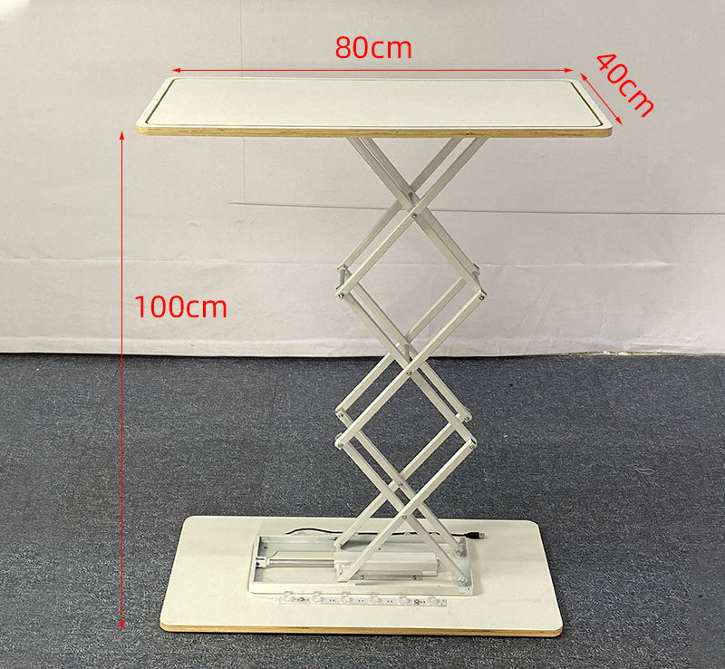 Rectangle Collapsible Portable Trade show Podium Table Exhibition Counter Stand Booth W/ Light Beads