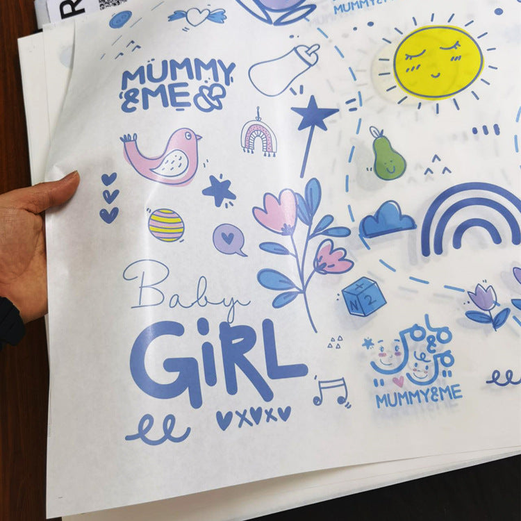Custom Wrapping Paper White Kraft Paper 20 x 28"