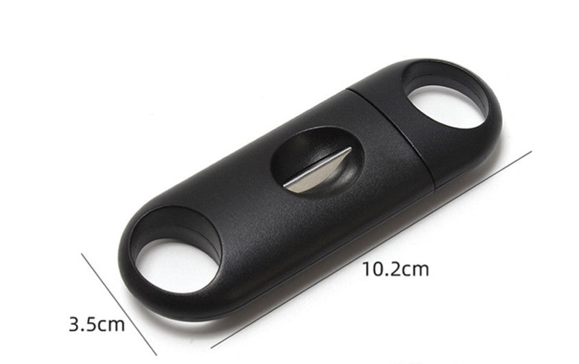 Stainless Steel V-Shaped Plastic Cigar Cutter
