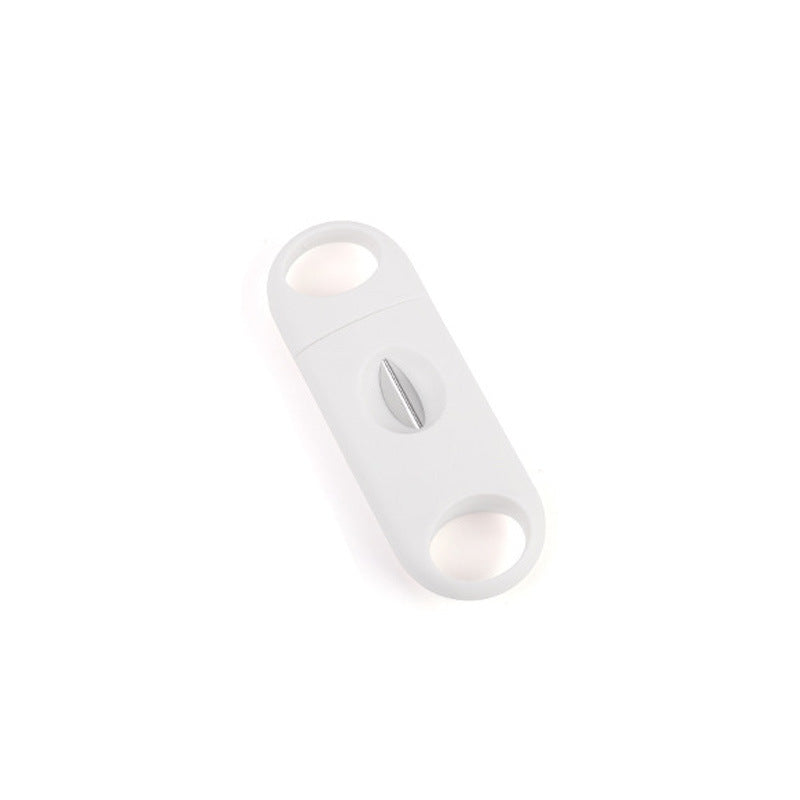 Stainless Steel V-Shaped Plastic Cigar Cutter