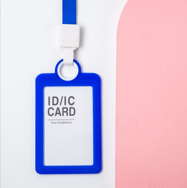 Soft Silicone ID Card Holder With Retractable Lanyard