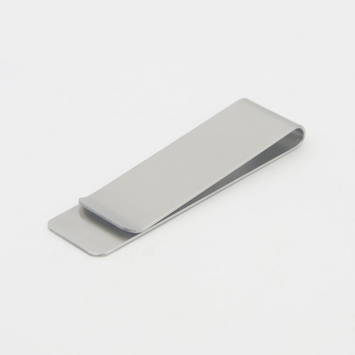 Stainless Steel Paper Clip Money Clip in Silver Metal Cash Holder