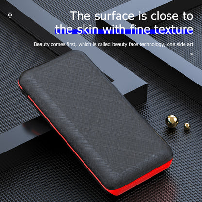 20000 mAh Solar Charger & Wireless Power Bank W/ LED Light