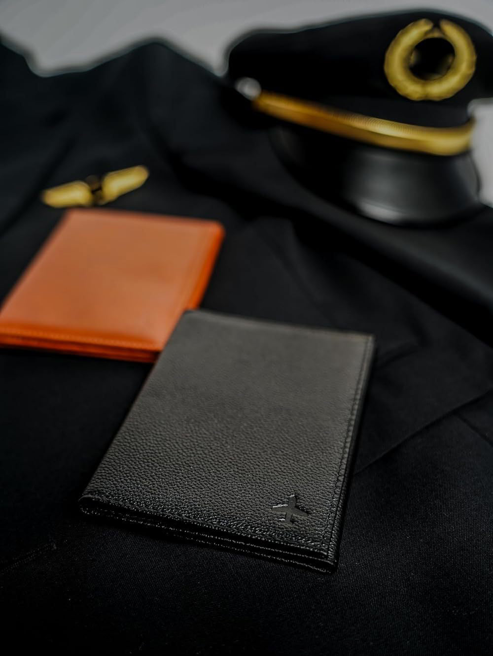 Genuine Leather Passport Wallet/Pilot Document Holder