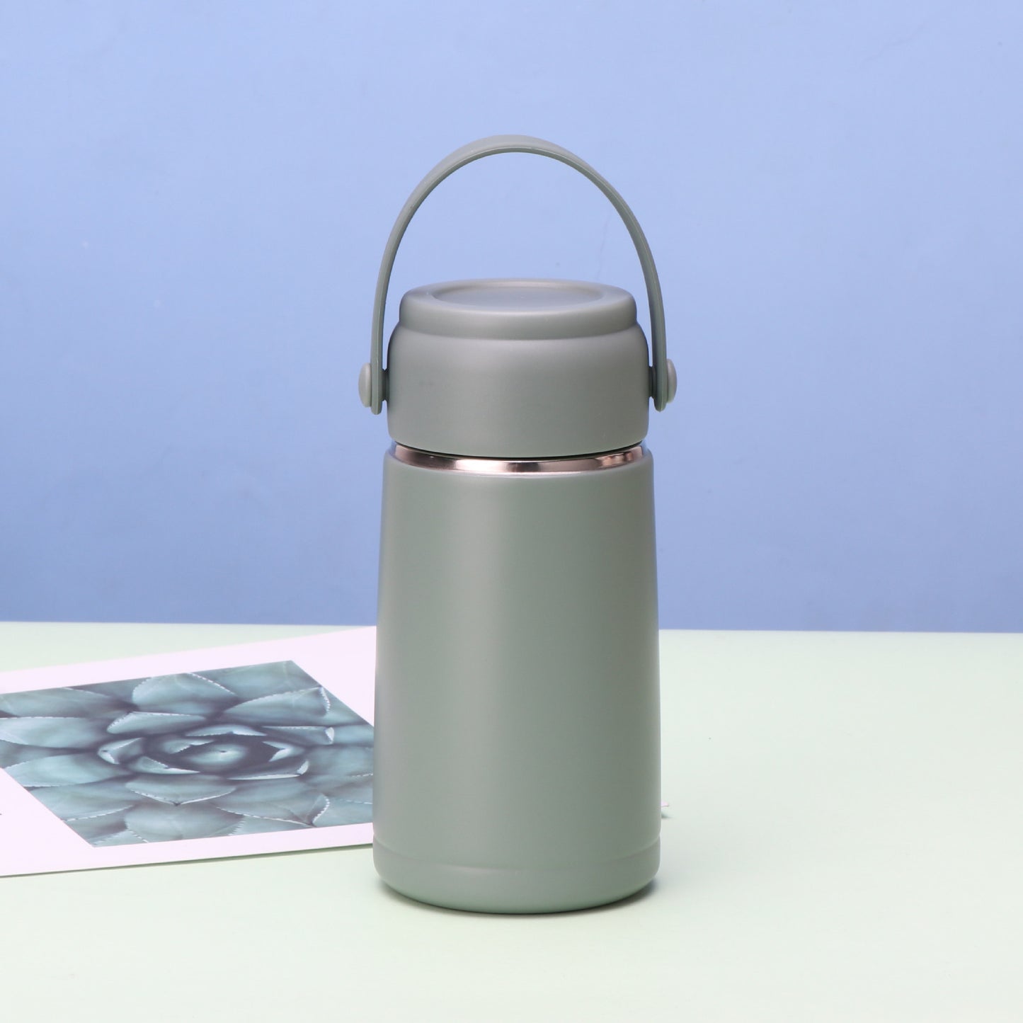 11.8oz/350ML 304 Stainless Steel Mini Vacuum Insulated Water Bottle With Tea Infuser With Handle