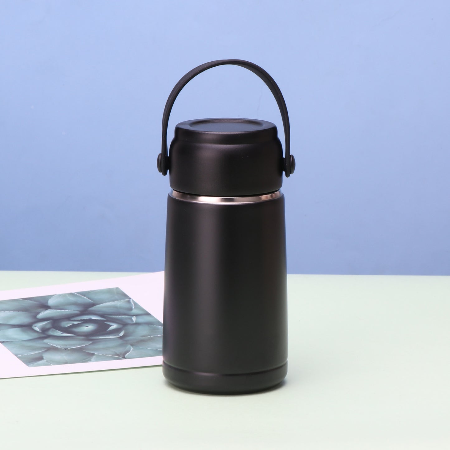 11.8oz/350ML 304 Stainless Steel Mini Vacuum Insulated Water Bottle With Tea Infuser With Handle