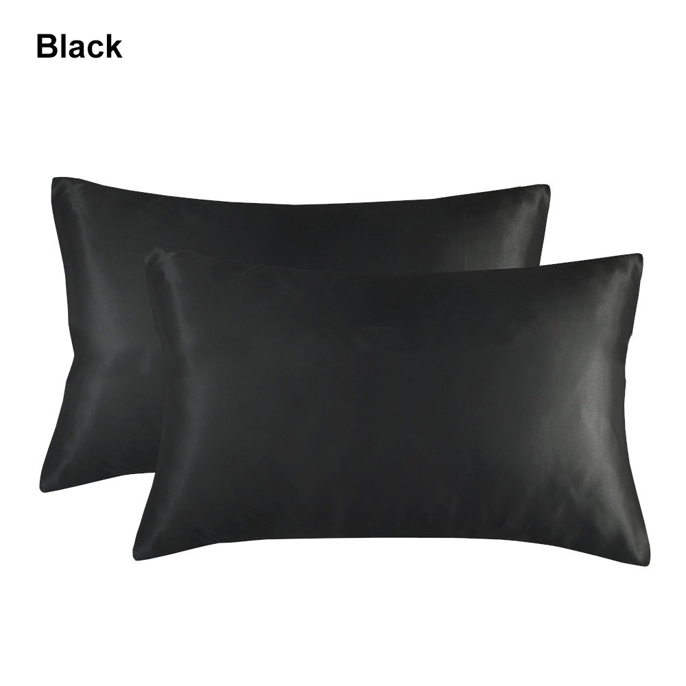 20 x 30" Premium Square Satin Silk Throw Pillowcase - Envelope Closure