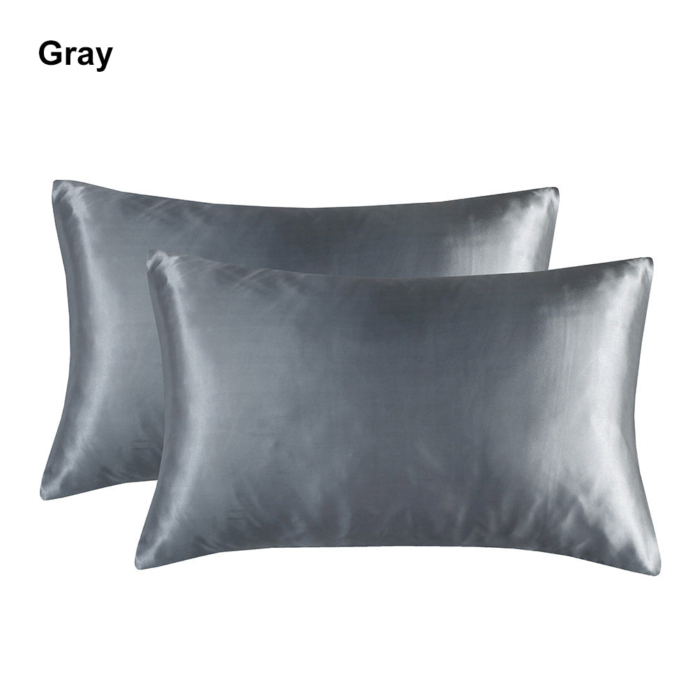 20 x 30" Premium Square Satin Silk Throw Pillowcase - Envelope Closure