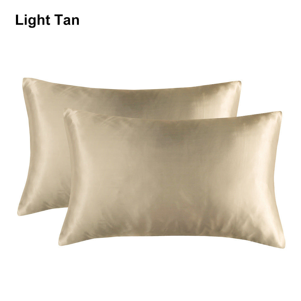20 x 30" Premium Square Satin Silk Throw Pillowcase - Envelope Closure