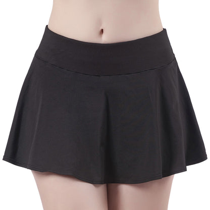 Women's Performance Pleated Tennis Skort with High-Rise Waist