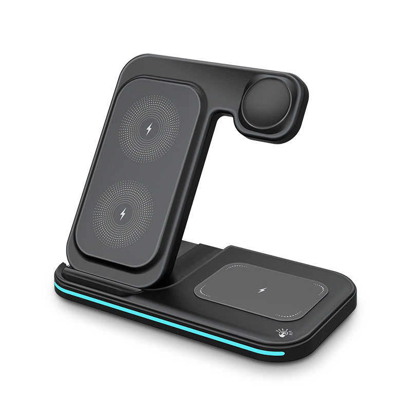 Magnetic 3" 1 Wireless Charging Station Wireless Charging Pad Travel Charger For Multiple Devices