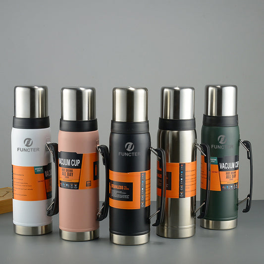 40 Oz/1200ml Water Bottle Vacuum Insulated Stainless Steel Bottle Thermal Bottle With Handle