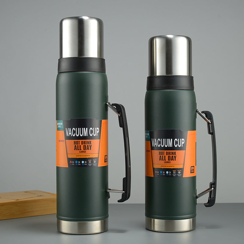 40 Oz/1200ml Water Bottle Vacuum Insulated Stainless Steel Bottle Thermal Bottle With Handle
