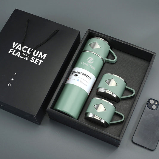 23 Oz/700ml 304 Stainless Steel Vacuum Insulated Bottle Thermal Bottle Gift Set