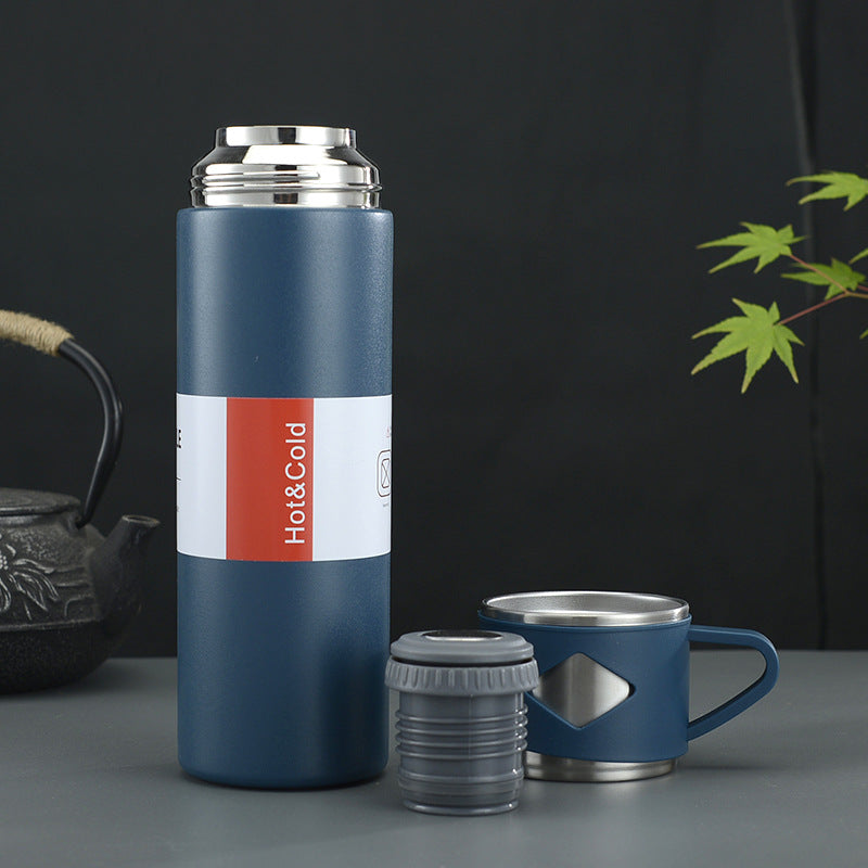 23 Oz/700ml 304 Stainless Steel Vacuum Insulated Bottle Thermal Bottle Gift Set