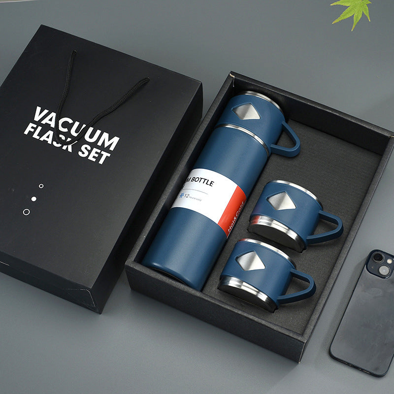 23 Oz/700ml 304 Stainless Steel Vacuum Insulated Bottle Thermal Bottle Gift Set