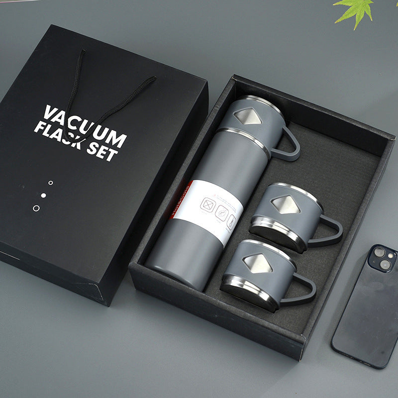 23 Oz/700ml 304 Stainless Steel Vacuum Insulated Bottle Thermal Bottle Gift Set