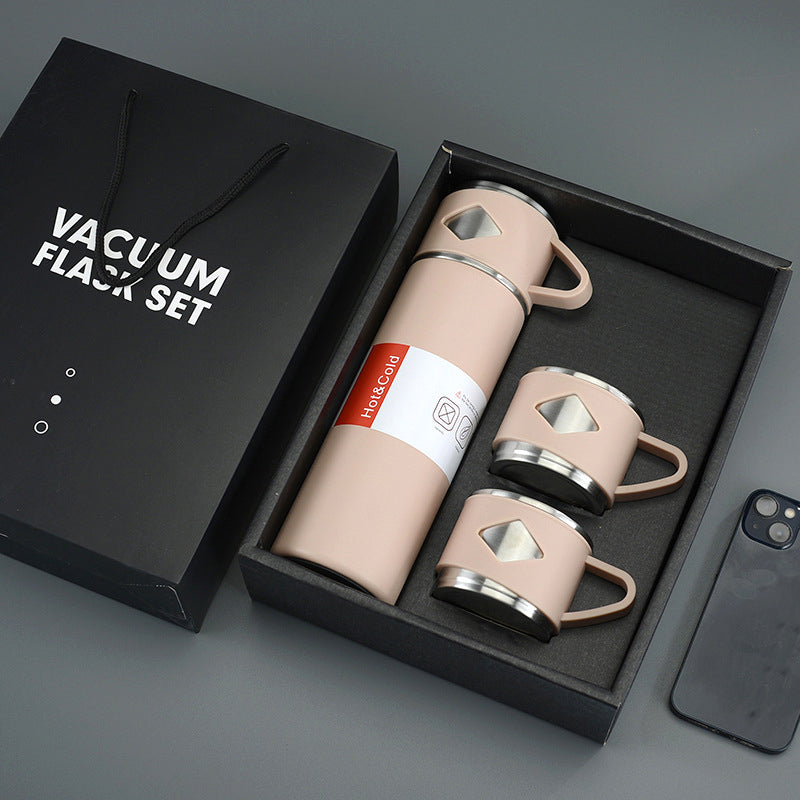 23 Oz/700ml 304 Stainless Steel Vacuum Insulated Bottle Thermal Bottle Gift Set