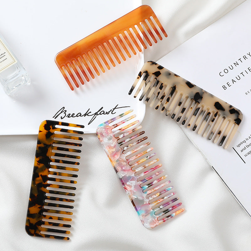 Acetate Hair Detangler Comb for Wet And Dry