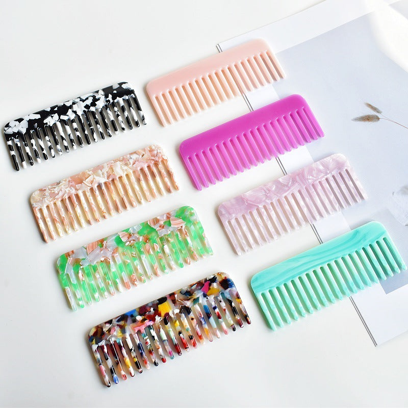 Acetate Hair Detangler Comb for Wet And Dry
