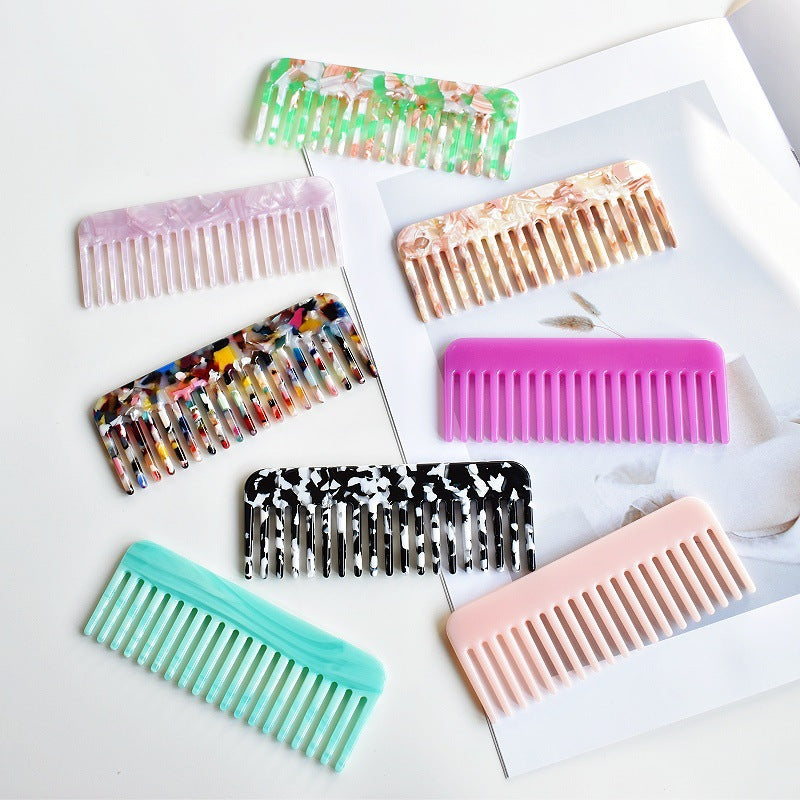 Acetate Hair Detangler Comb for Wet And Dry