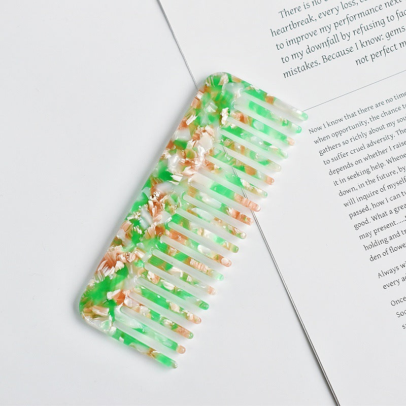 Acetate Hair Detangler Comb for Wet And Dry