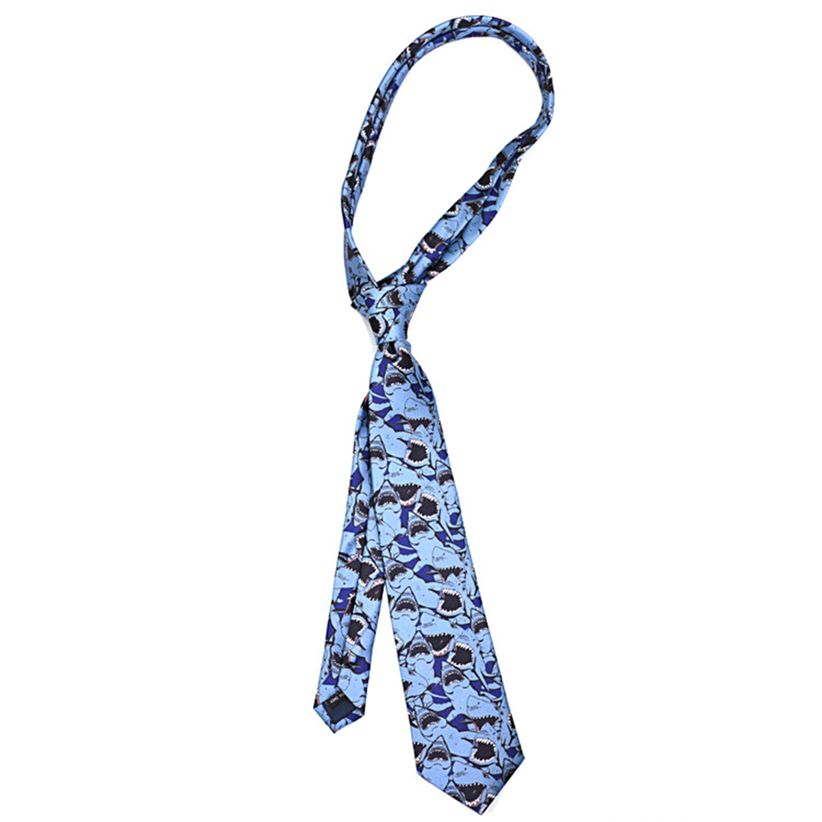 57.13" L x 2.96" W Custom Polyester Silk Multicolor Modern Men's Tie