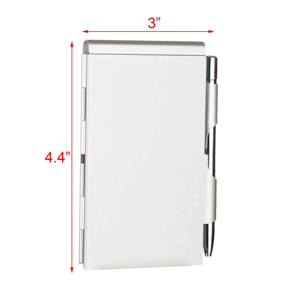 Metal Pocket Notebook with Pen