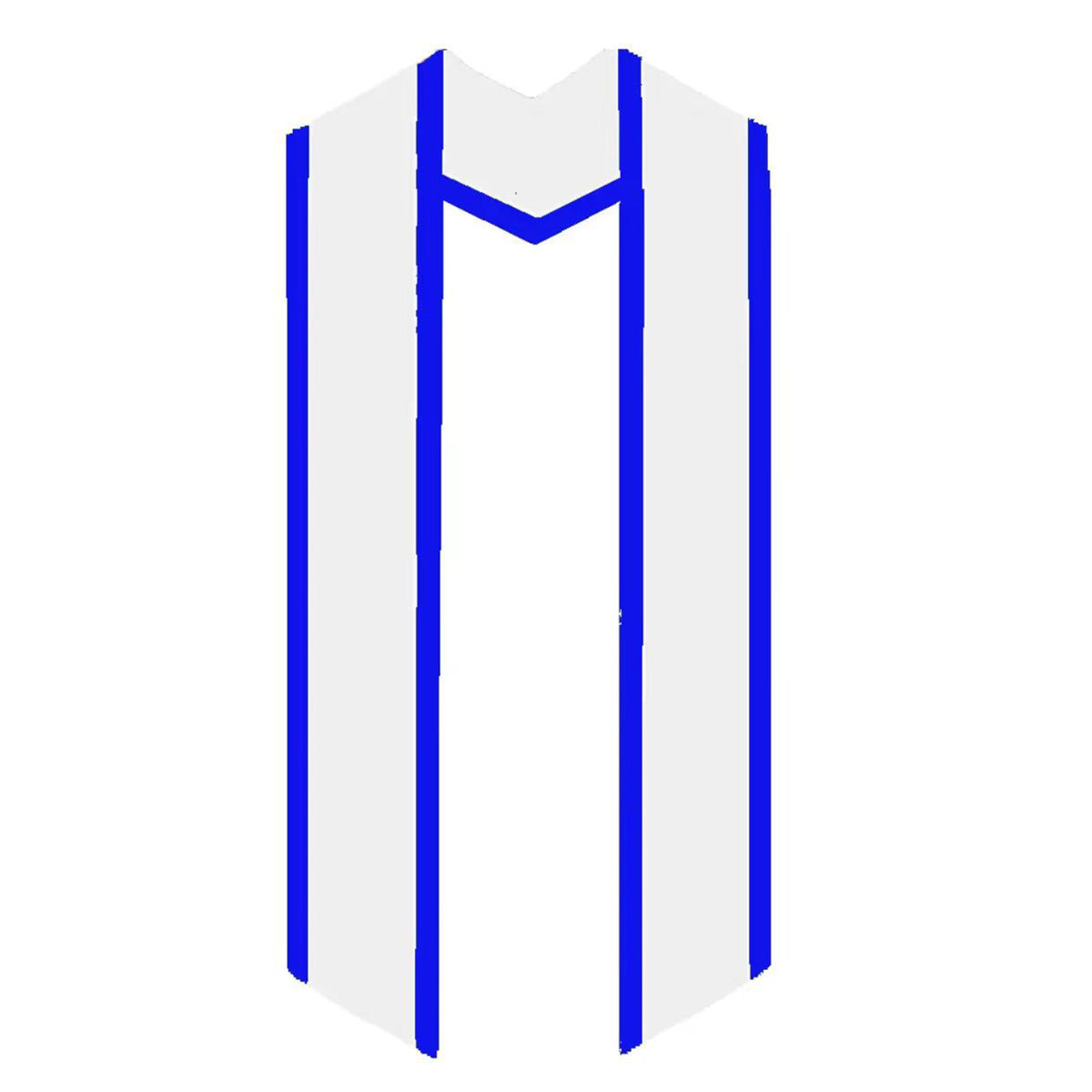 White & Blue Trim