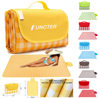 59x39" Outdoor Picnic Mat Foldable Waterproof Beach mat for Travel Camping Hiking