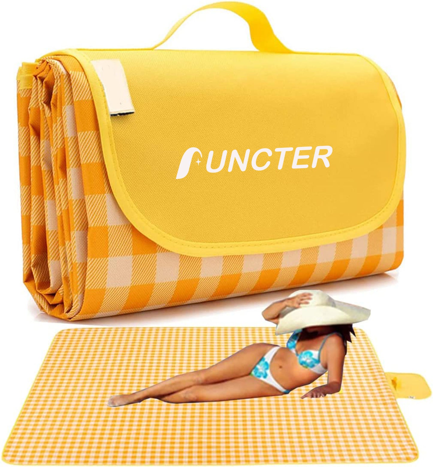 59x39" Outdoor Picnic Mat Foldable Waterproof Beach mat for Travel Camping Hiking