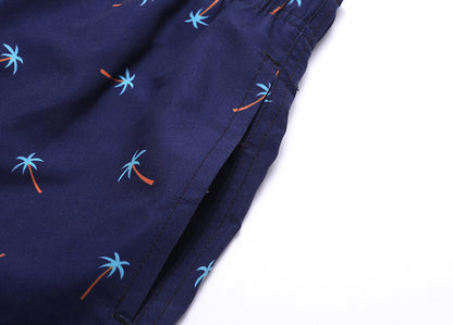 Mens Linen Shorts Casual Drawstring Summer Beach Wear