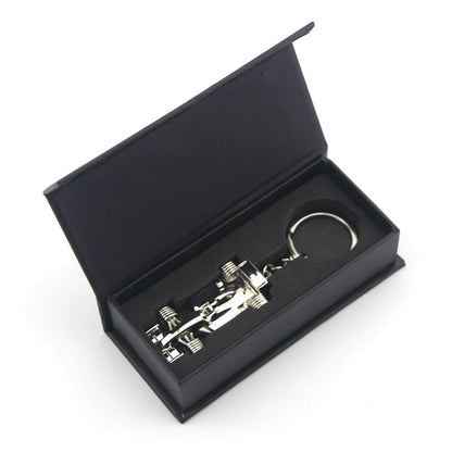 Formula Racing Car Keychain F1 Racing Car Key Tag W/ Black Packing Box