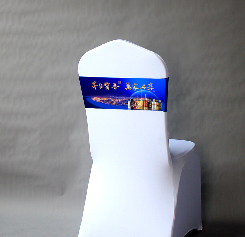 Custom Stretch Spandex Chair Bands