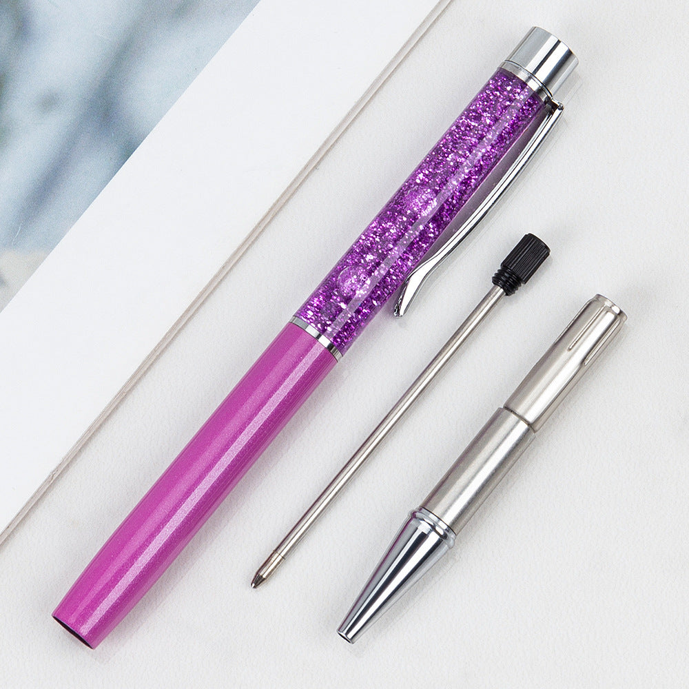 Metal Powder Floater Colorful Fashion Gold Powder Drifting Sand Pen