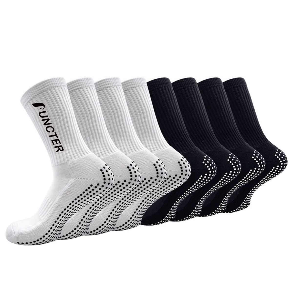 Men's Anti-slip Mid-calf Football Socks W/Dot Grip