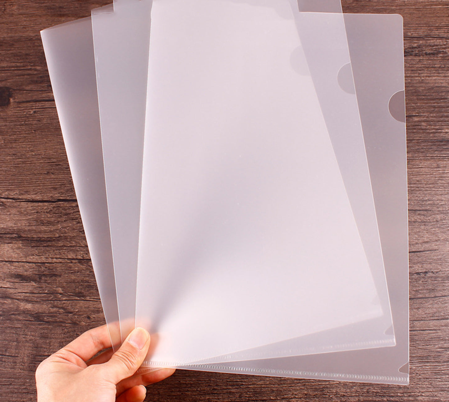 Plastic Folders for Document A4 Size File Folder ( Transparent )