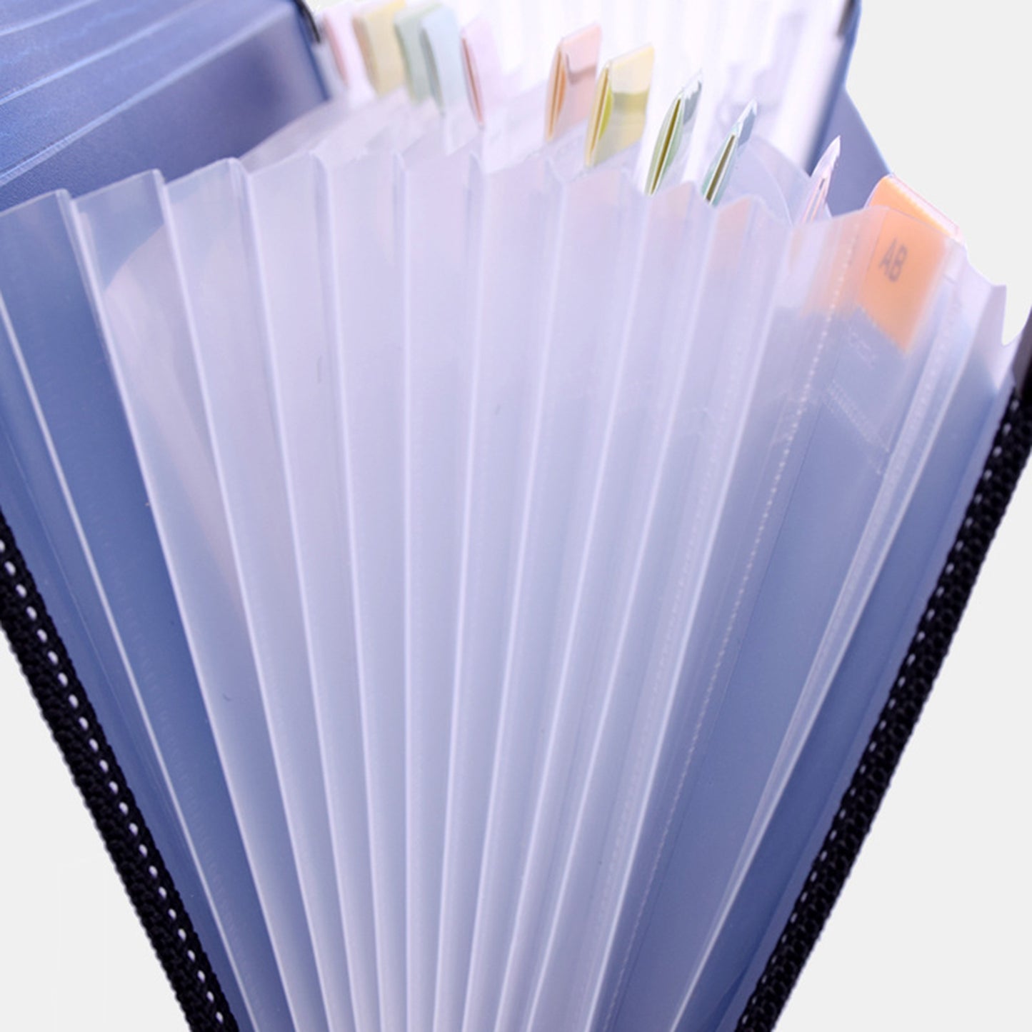 Expanding File Folder, 12 Pocket Cute Folders with Labels Letter Size Accordion File Organizer