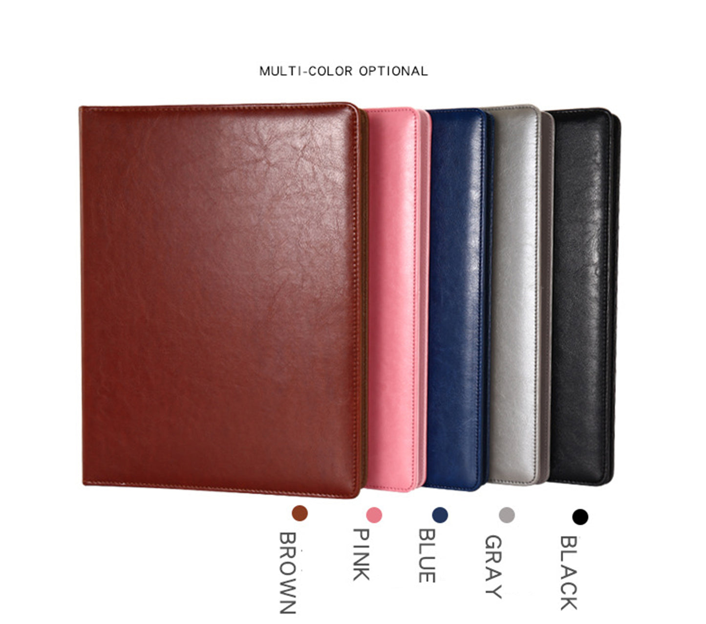 PU Leather Portfolios Padfolio Binder