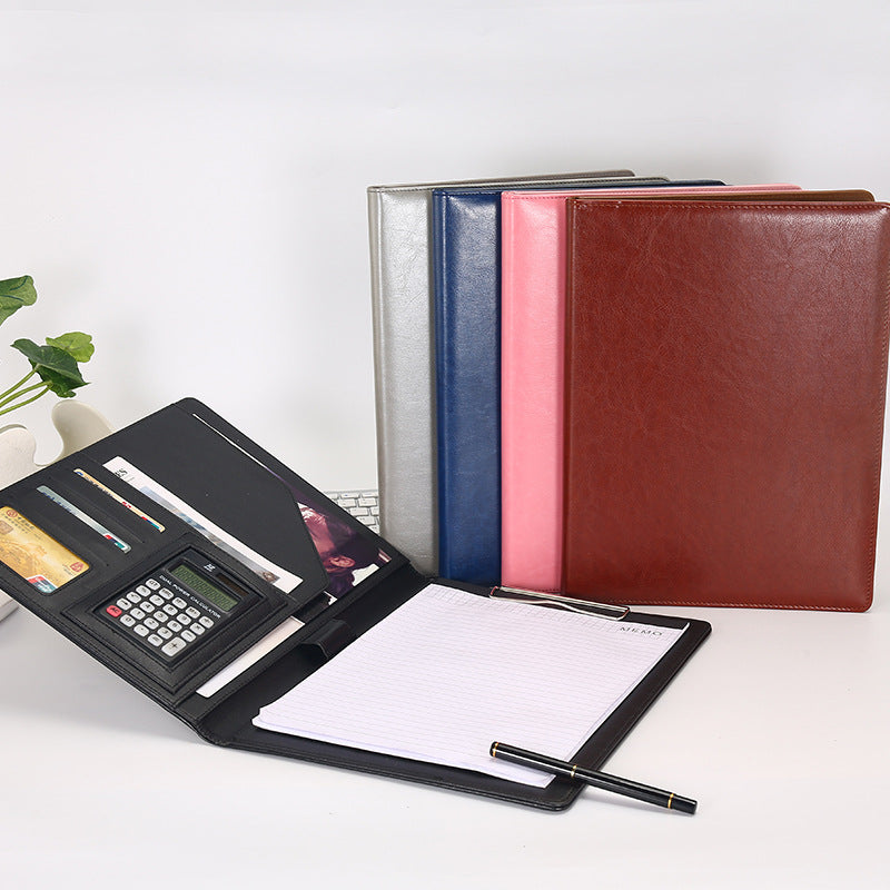 PU Leather Portfolios Padfolio Binder