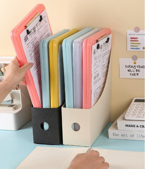 A4 Multi-Functional Foldable Clipboard W/ Storage Compartment