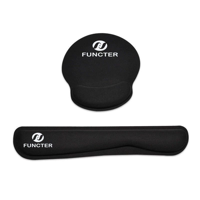 Memory Foam Typing Keyboard Hand Rest Mouse Pad Set