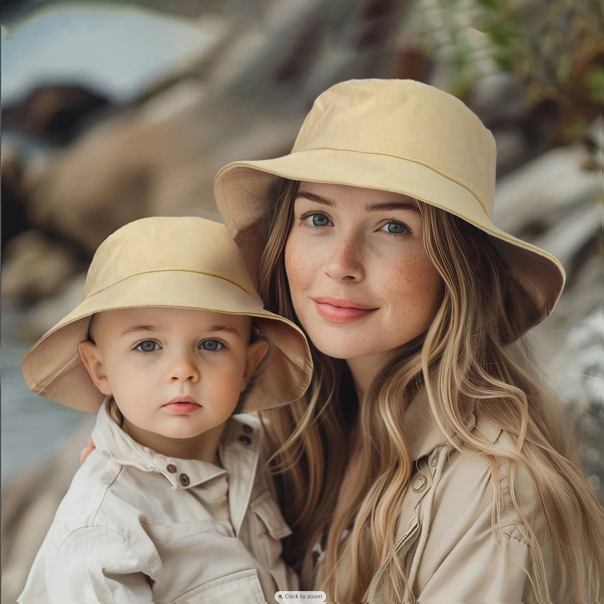 Beach Sun Protction Bucket Hat for Toddlers (XS)