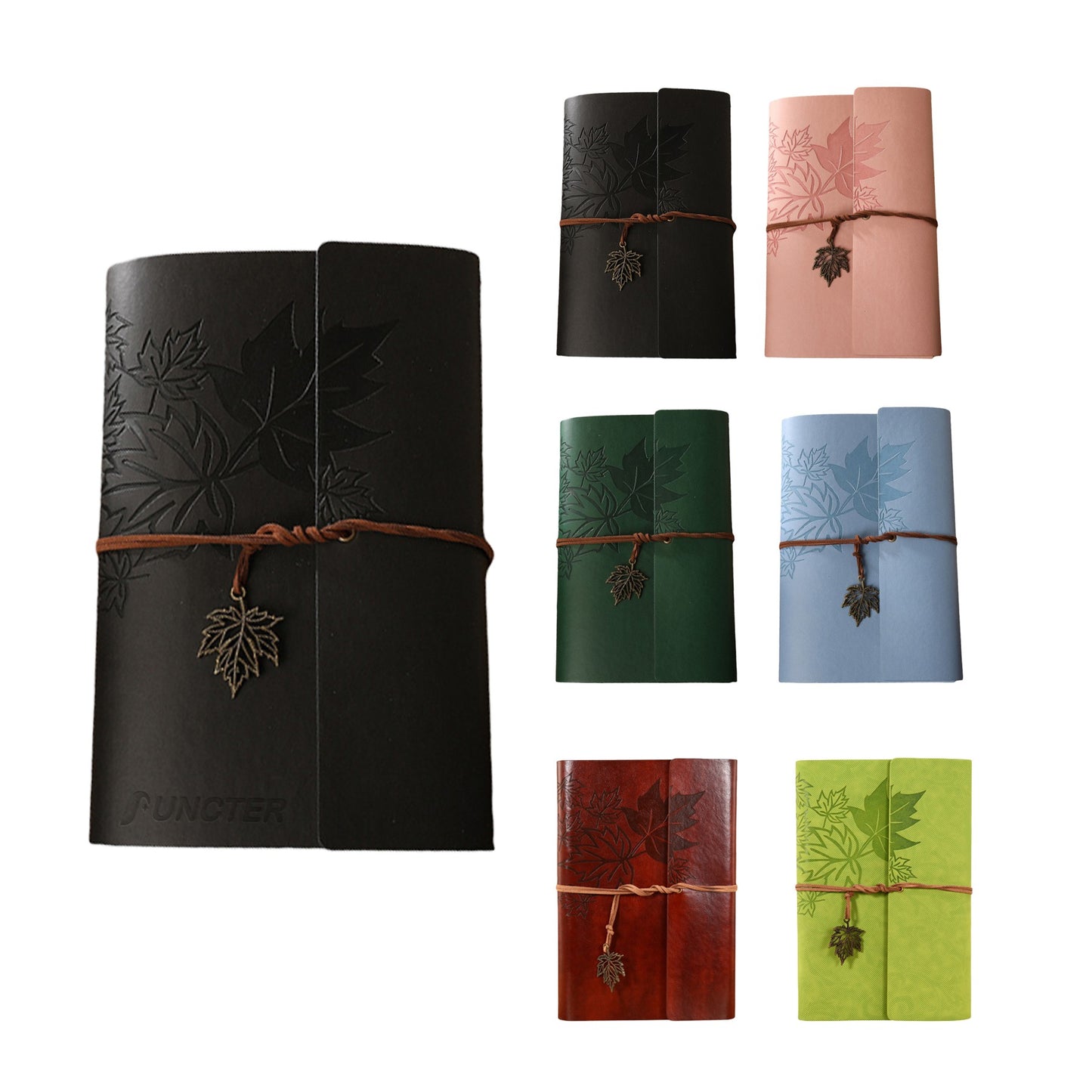 A5 PU Leather 6 Rings Binder Notebook