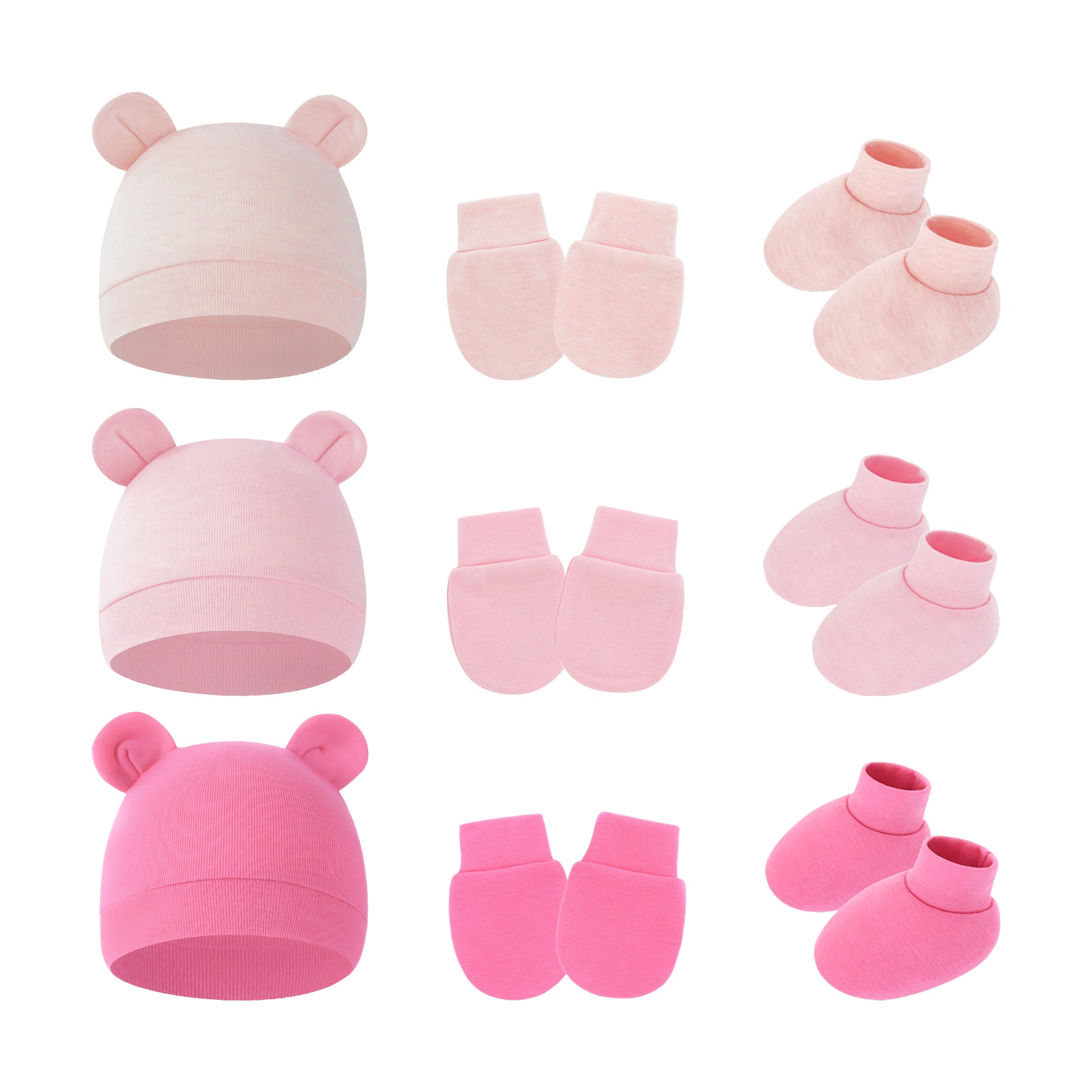 Light Pink/Pink/Rose Red