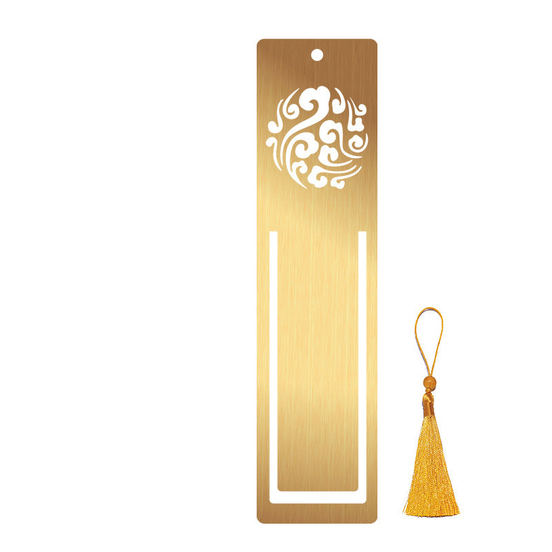 Creative Metal Bookmark With Tassel
