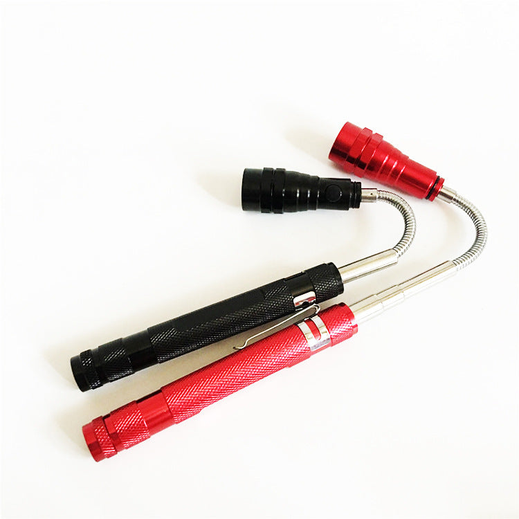 Multifunctional 3 LED Light Magnetic Bendable Inspection Light Dual Magnet Work Light