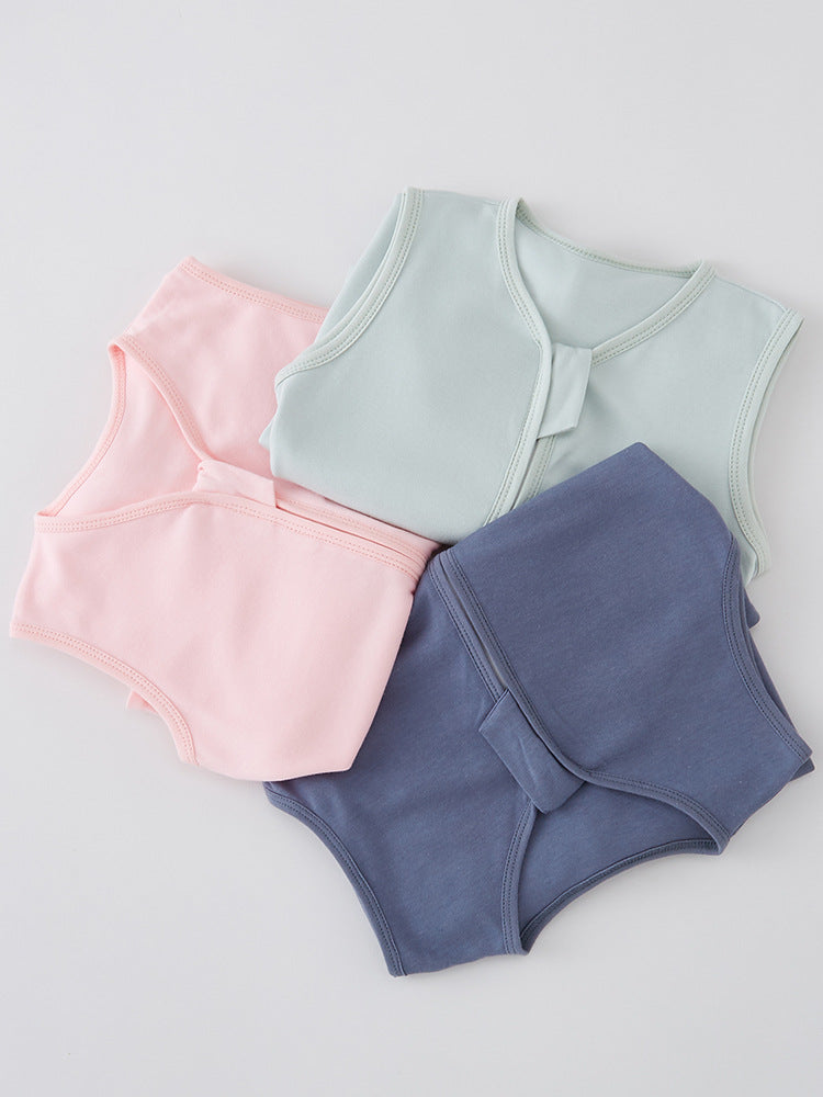 100% Cotton Sleeveless Baby Sleep Sack for Summer - 0-24 Months